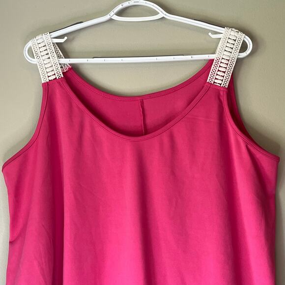 Sheen Curve Pink with Cream Lace Size 2XL - Picture 5 of 11